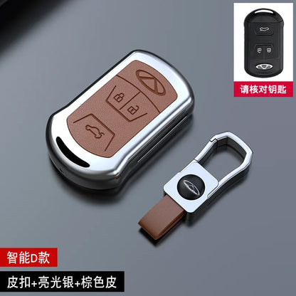 Zinc alloy Car Key Case For Chery Tiggo 8 Pro Tiggo 8 plus New 5 plus 7 pro Chery Tiggo 7 Pro Max Omoda 5C 5 Motor wholesale