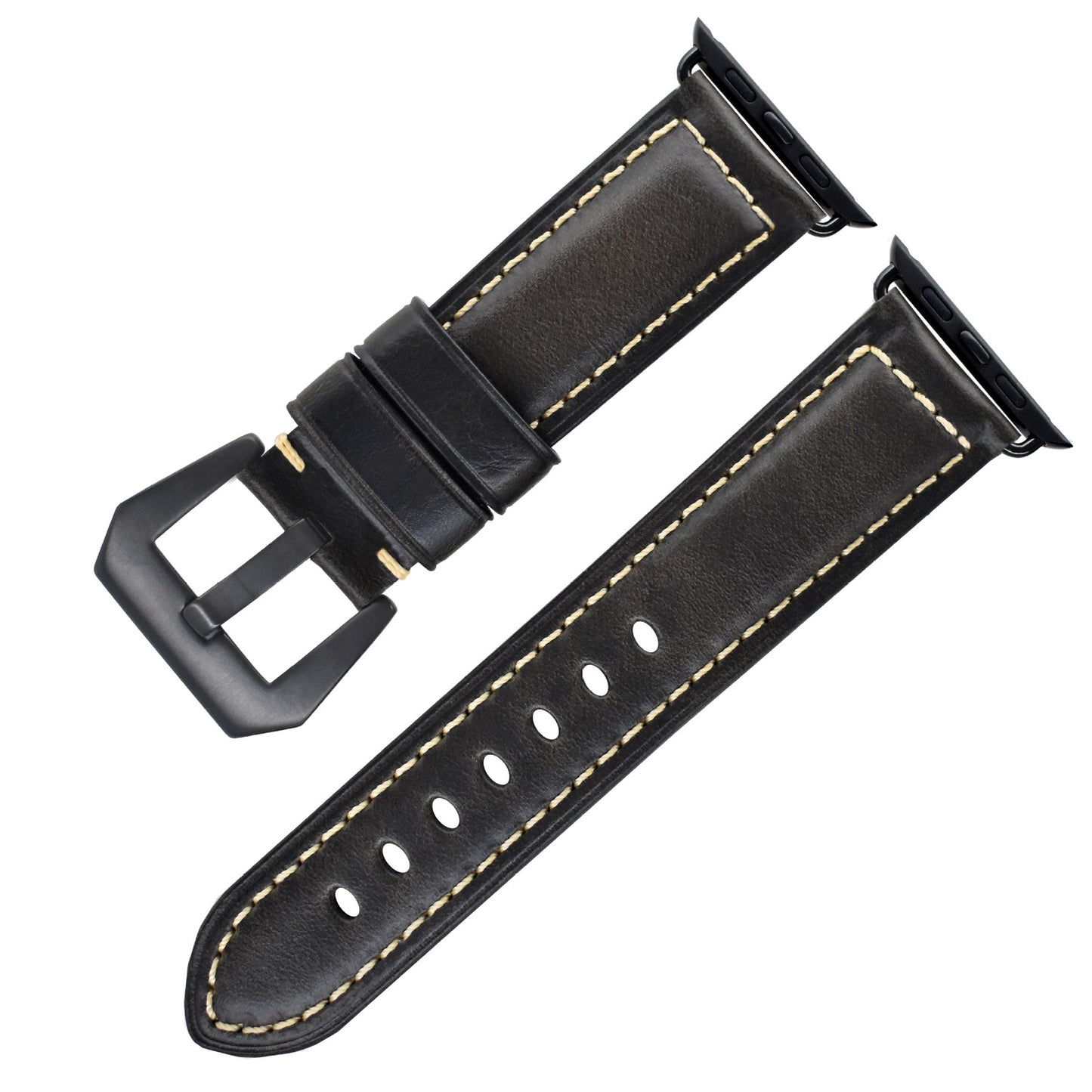 Vintage Oil Wax Genuine Cowhide Watch Band