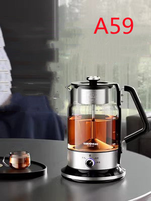 Glass Tea Maker Electric Steam Spray Tea Brewing Pot