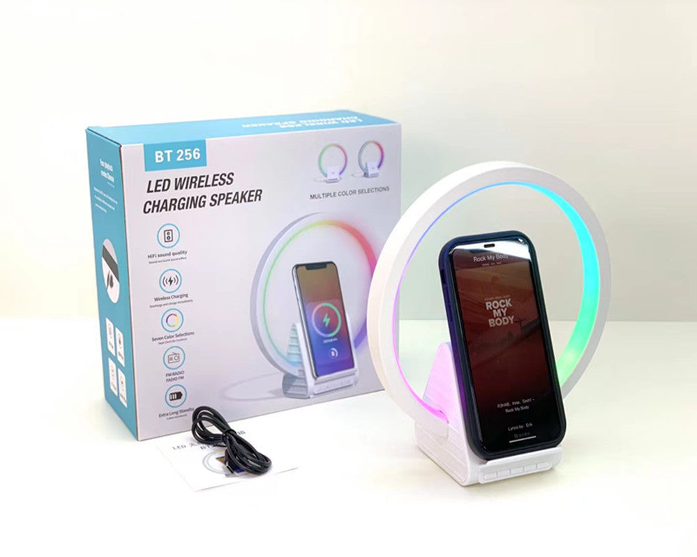 Smart Bluetooth Speaker Ambience Light 15W Wireless Charger