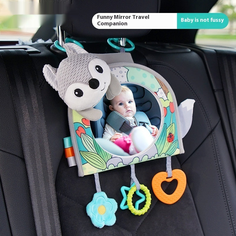 Car Mounted Child Safety Seat Basket Baby Reflector