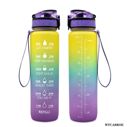 Transparent Flask Water Bottle