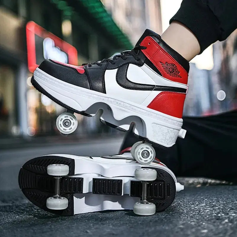 Transforming Roller Skate Shoes