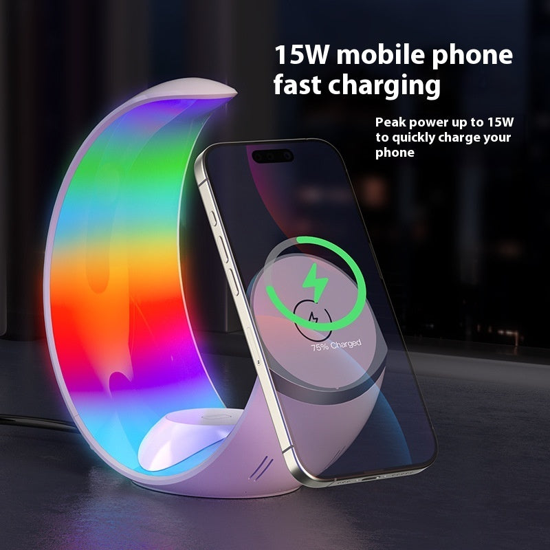 Wireless Ambience Light 4 In 1 Small Night Lamp Charger