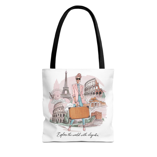 Custom-Printed Tote Bags - Durable, Stylish, and Versatile with Multiple Handle Colors | Available in 3 Sizes | NouranTrips.shop