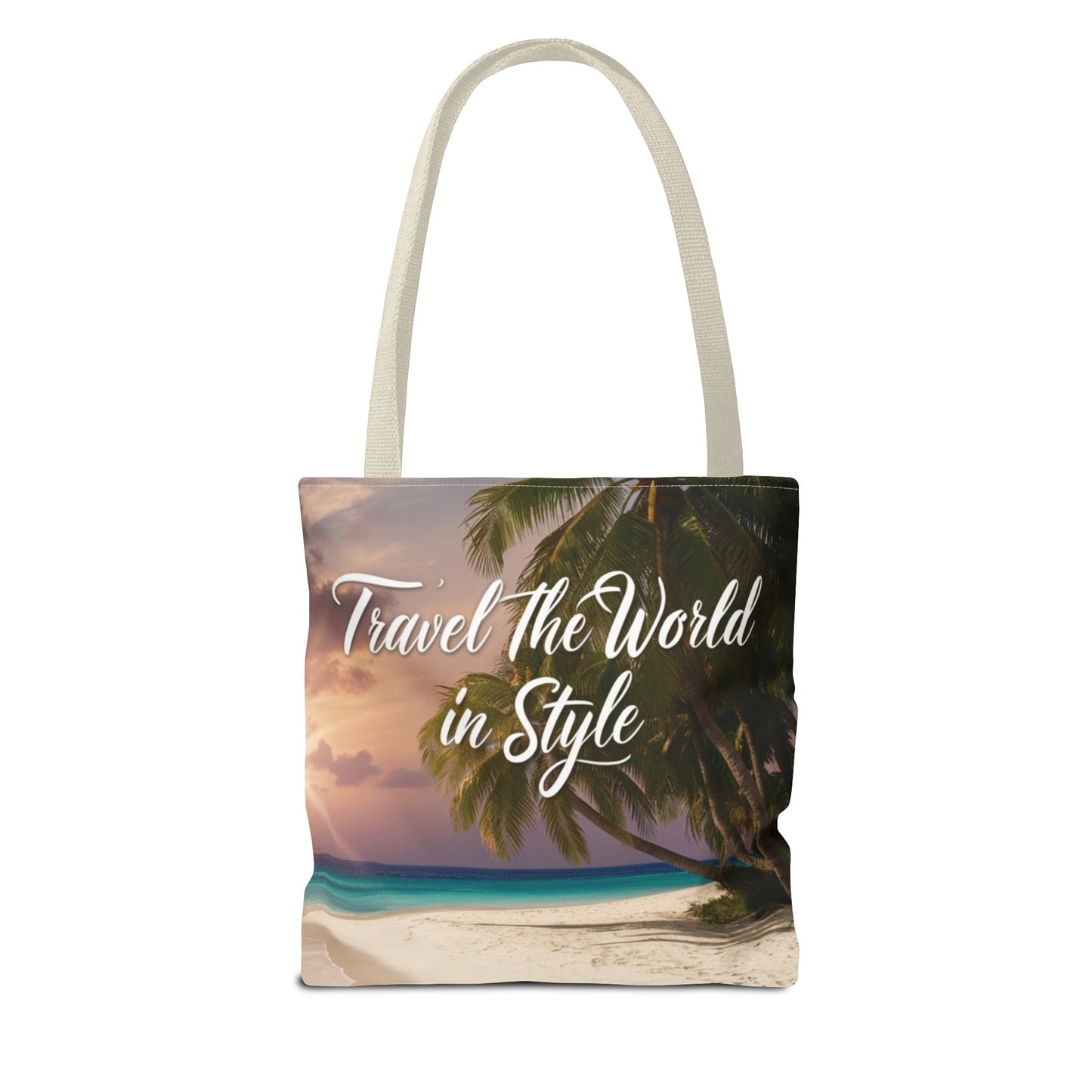 Custom-Printed Tote Bags - Durable and Stylish with Multiple Handle Colors and Sizes | High-End Dye Sublimation Prints | "NouranTrips.shop"
 (AOP)