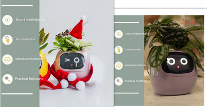 Smart Planter Endless Fun Over 49 Rich Expressions 7 Smart Sensors And AI Chips Make Raising Plants Easy And Fun