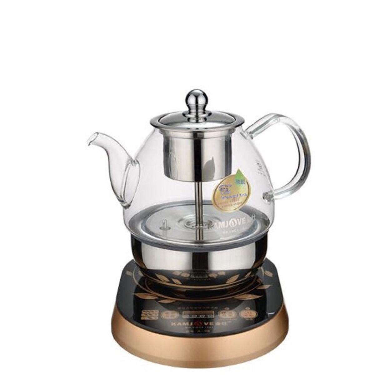 Glass Tea Maker Electric Steam Spray Tea Brewing Pot