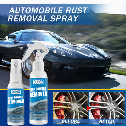 OUHOE Auto Iron Powder Rust Remover Spray Rust Remover Auto Products Stain Remover Rust Remover Cleaning Products