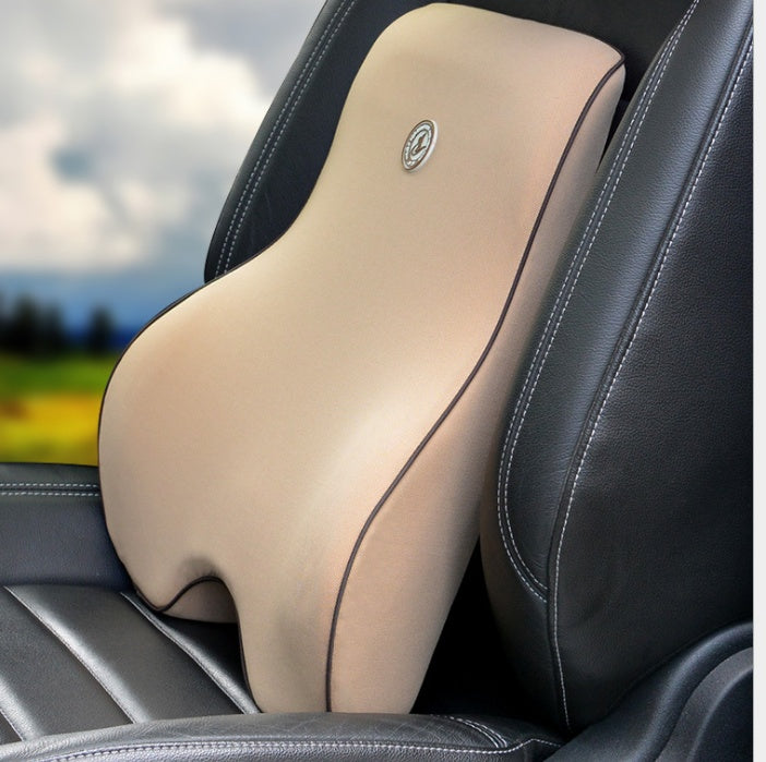 Car Memory Cotton Lumbar Suit Pillow Back Pad Waist Car Interior Seat Four Seasons Universal New Slow Rebound