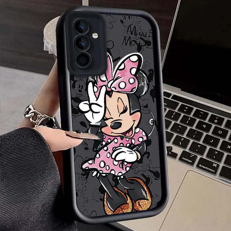 Disney Mickey Case for Samsung Galaxy S24 S23 S22 S21 Ultra Plus S20 FE A54 A53 A52 A52S A51 A50 A50S A34 A33 A32 5G 4G Cover