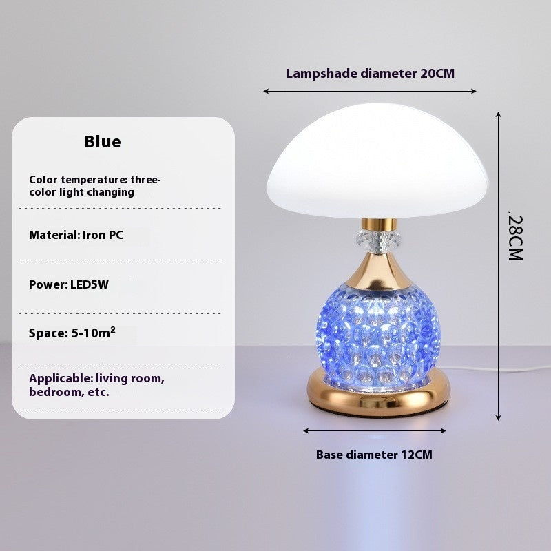 Light Luxury Mushroom Fashion Table Lamp Bedroom