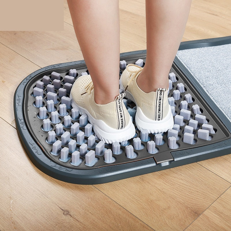 Sani-Mat Shoe Disinfecting Floor Mat - Durable, Non-Slip Sanitizer Mat for Indoor & Outdoor Use | Cleans, Disinfects, and Protects Your Home | Quick Installation & Safe for All Footwear Types