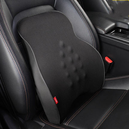 Car Electric Headrest Car Seat Electric Lumbar Cushion Memory Foam Lumbar Support Massage Headrest Lumbar Cushion Set