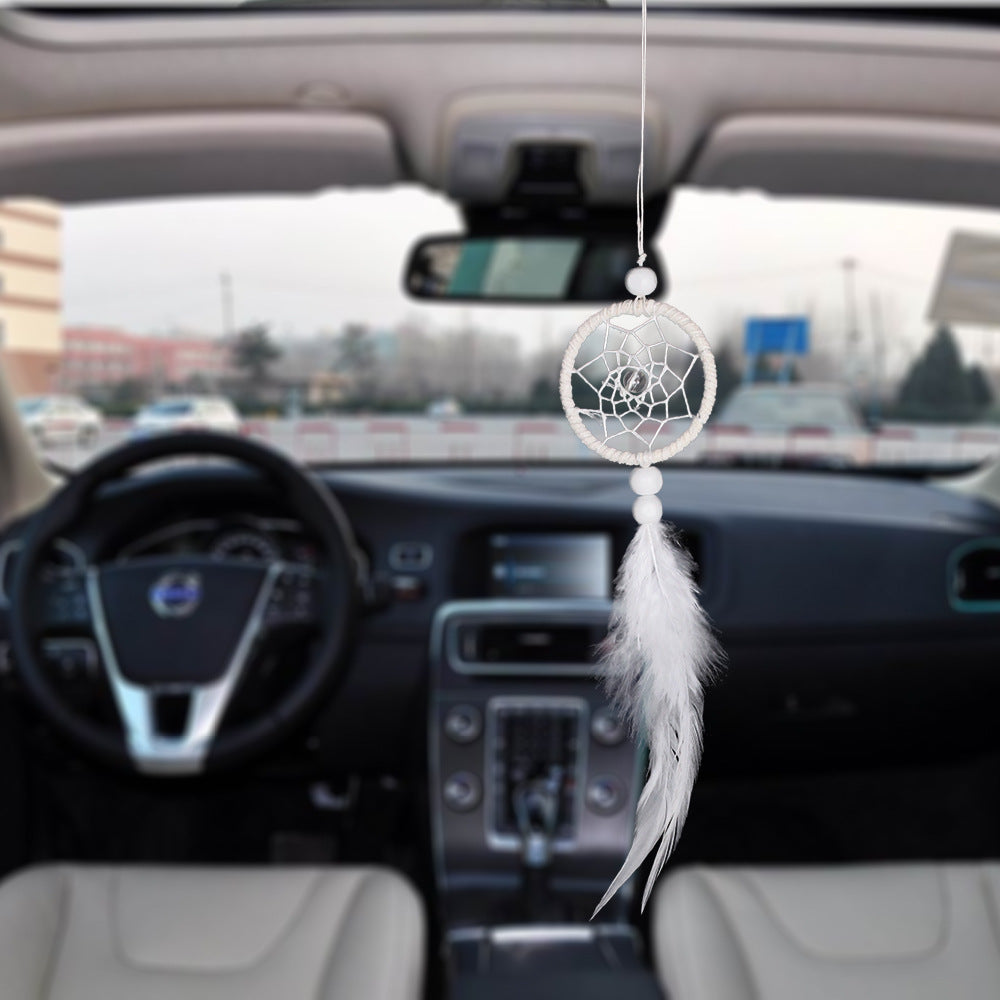 Mini Dreamcatcher Pendant Indian Dream catchers Car & Bag Decor Wind Chimes & Home Wall Hanging Decoration Gifts