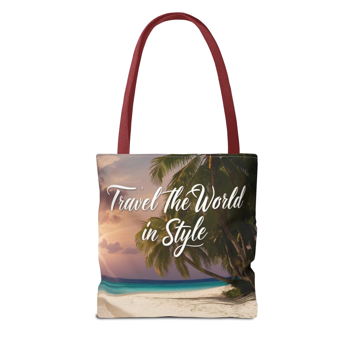 Custom-Printed Tote Bags - Durable and Stylish with Multiple Handle Colors and Sizes | High-End Dye Sublimation Prints | "NouranTrips.shop"
 (AOP)