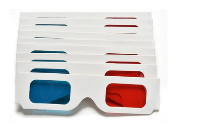 Cinema Glasses Paper Red Blue 3D Stereo Glasses