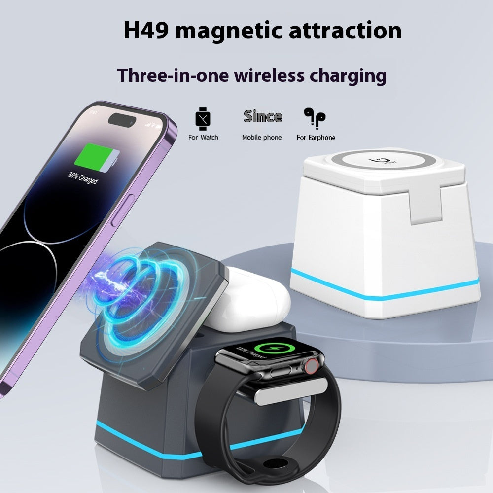 New Three-in-one Multifunctional Wireless Charger