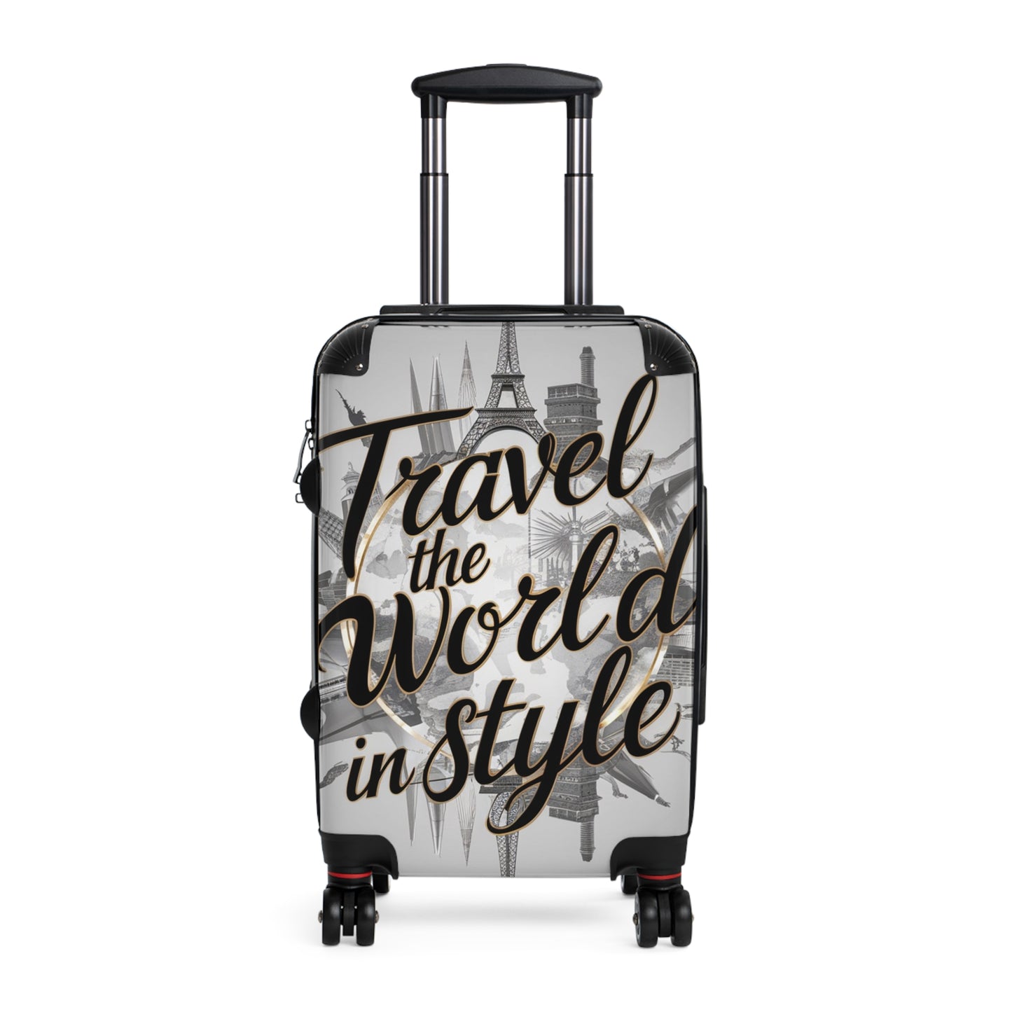 Stylish and Durable Suitcases with 360° Swivel Wheels, Adjustable Handle, and Built-In Lock | Multiple Sizes Available at "NouranTrips.shop"