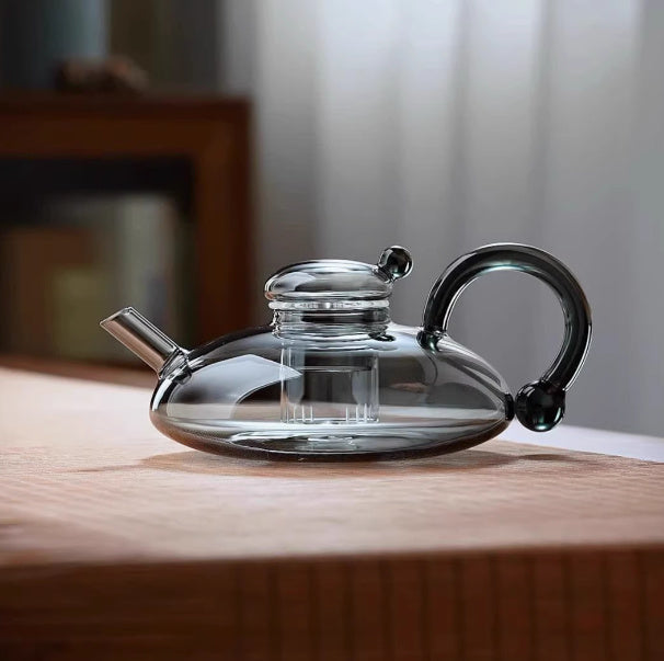 Glass Afternoon Tea Mouse Heating Teapot Home New High-end European Tea Separation Pot