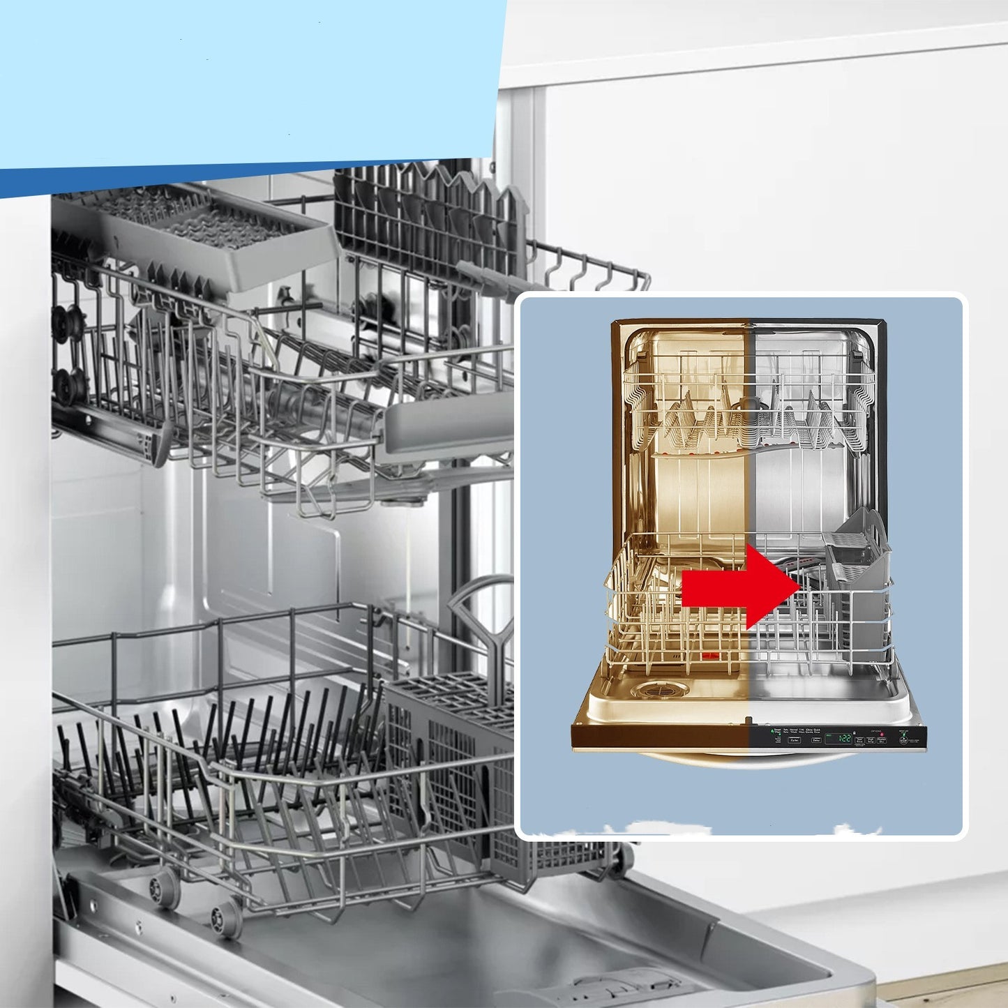 Dishwasher Special Decontamination And Oil Stain Cleaning Sheet