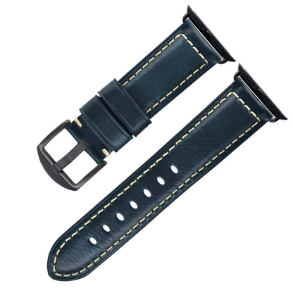 Vintage Oil Wax Genuine Cowhide Watch Band