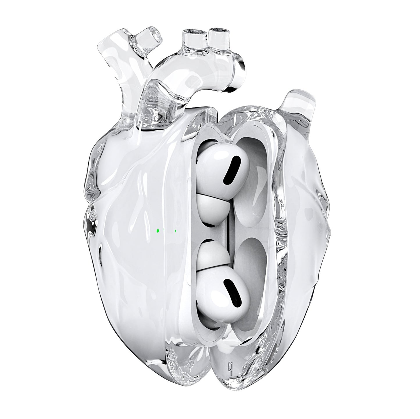 Durable Heart-Shaped Protective Case for AirPods Pro, Pro 2 & AirPods 3 - Shockproof & Stylish Headphone Cover