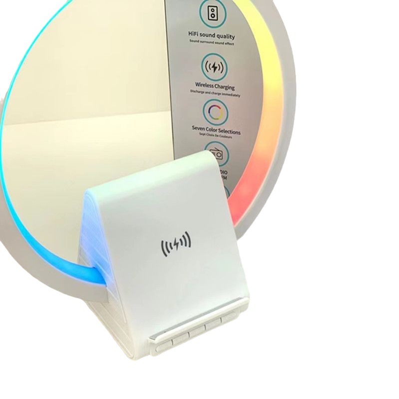 Smart Bluetooth Speaker Ambience Light 15W Wireless Charger