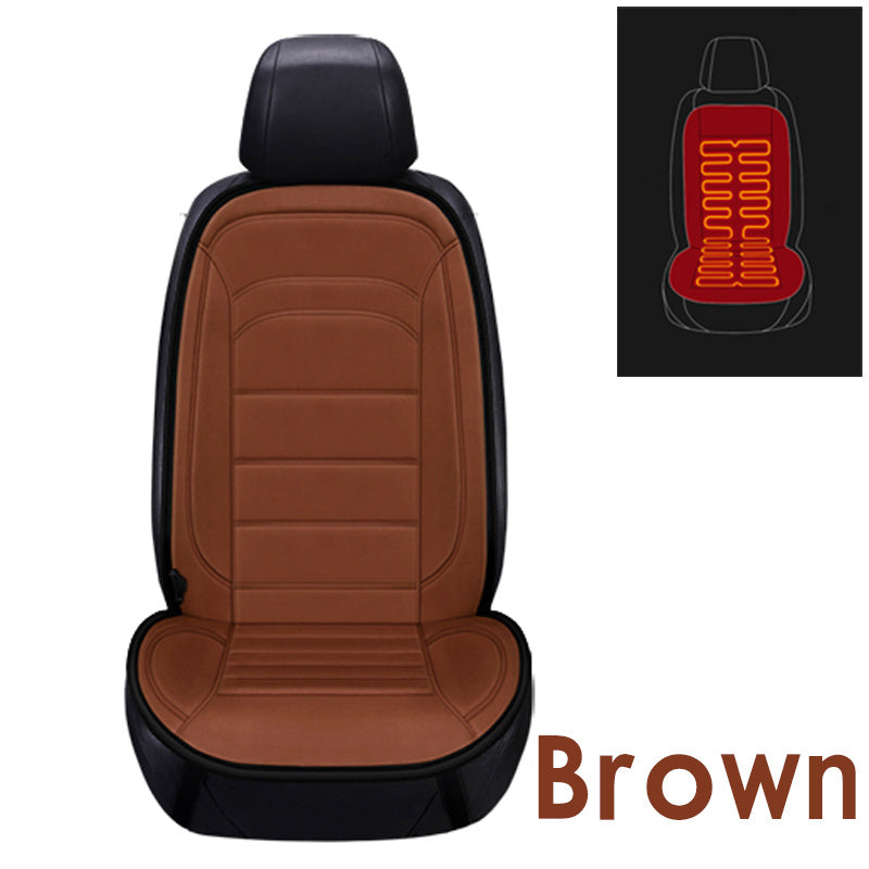 Electric Heating Cushion Cor Car With Backrest In Winter