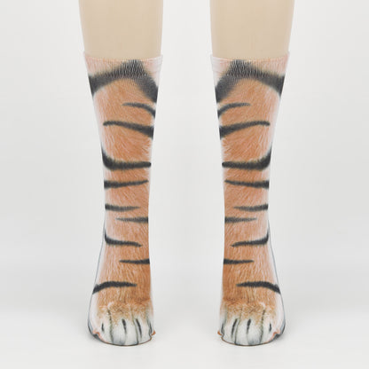 3D Animal Foot Print Socks Printed Socks