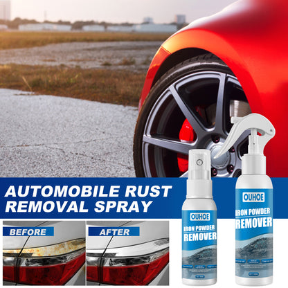 OUHOE Auto Iron Powder Rust Remover Spray Rust Remover Auto Products Stain Remover Rust Remover Cleaning Products