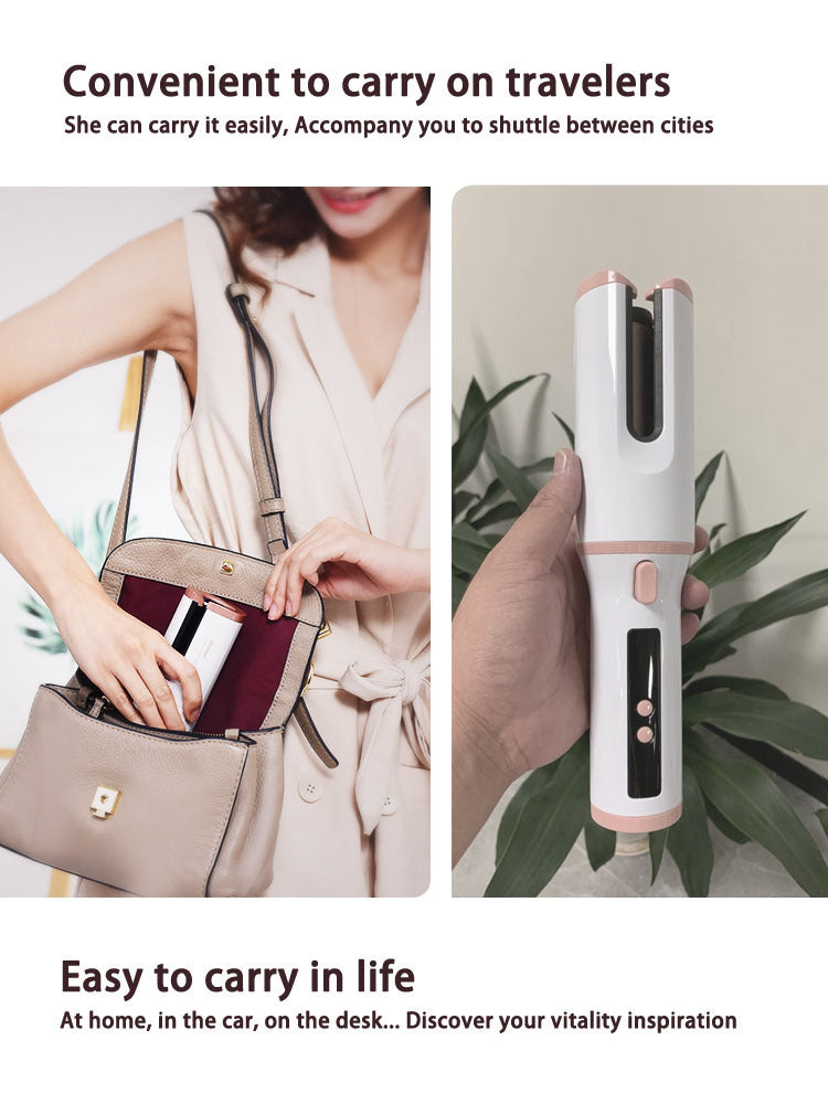 Metal automatic curling iron