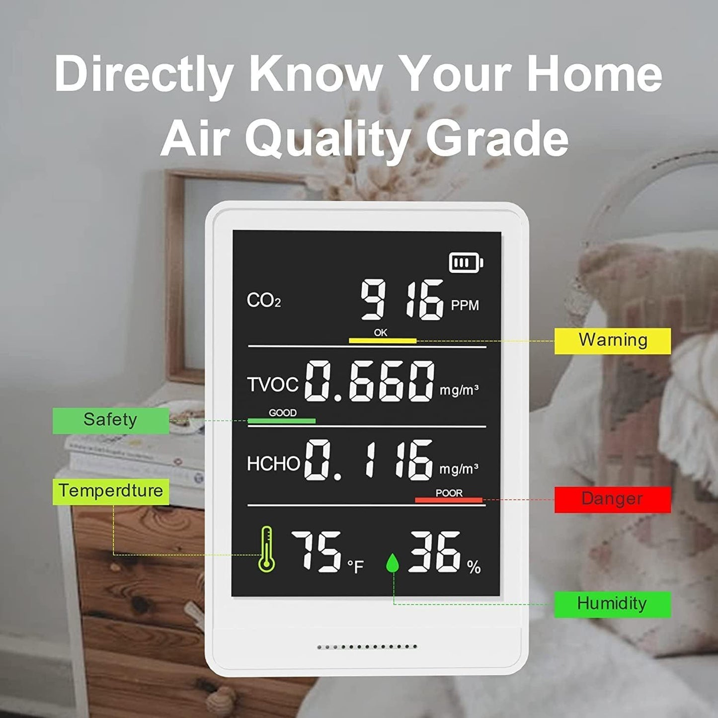 Dedicated Air Quality Detector Air Sensor