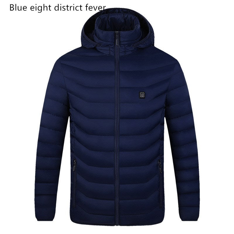 Smart heating cotton jacket USB electric heating jacket