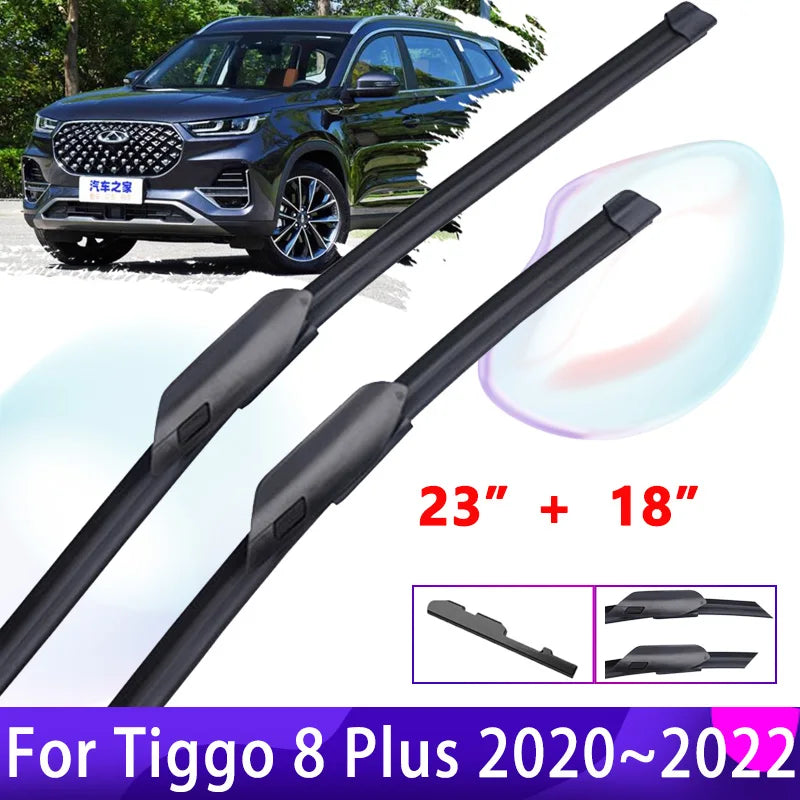 2x Car Wiper Blade Windshield for Chery Chirey Fownix Tiggo 8 Plus Pro Max 2020 2021 2022 Front Windscreen Wiper Car Accessories