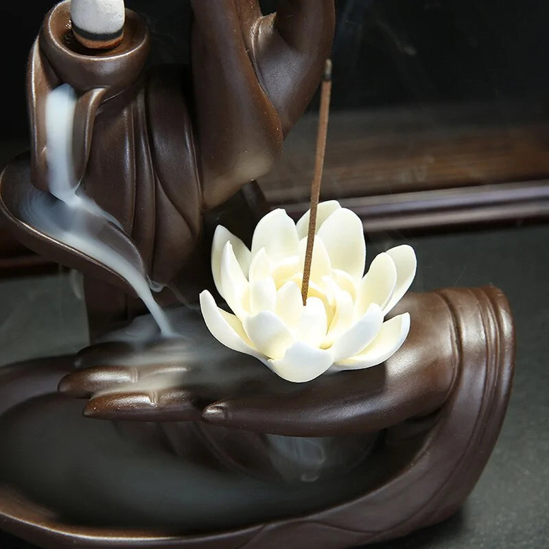 Sand-Back Hand Incense Burner