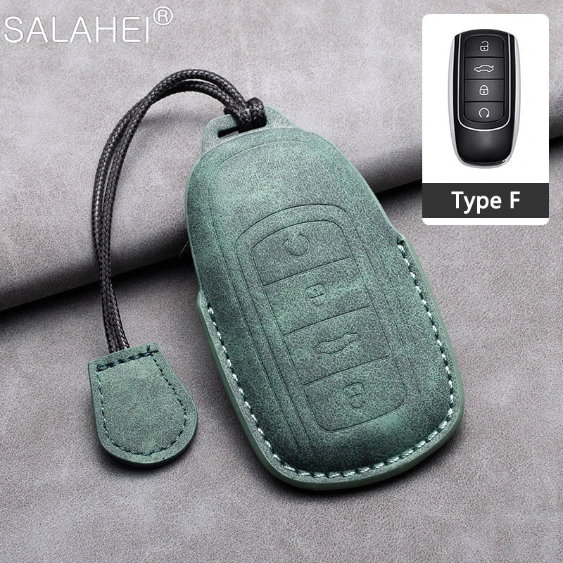 Sheepskin Car Key Remote Case Cover For Chery Tiggo 4 5X Exeed Txl Tx Lx For Tiggo 7 8 Pro 8 PLUS Arrizo Keychain Accessories