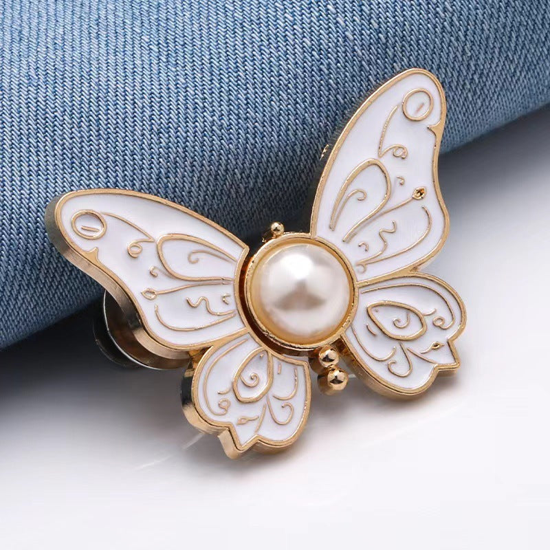 Removable Nail-free Butterfly Belt Buckle