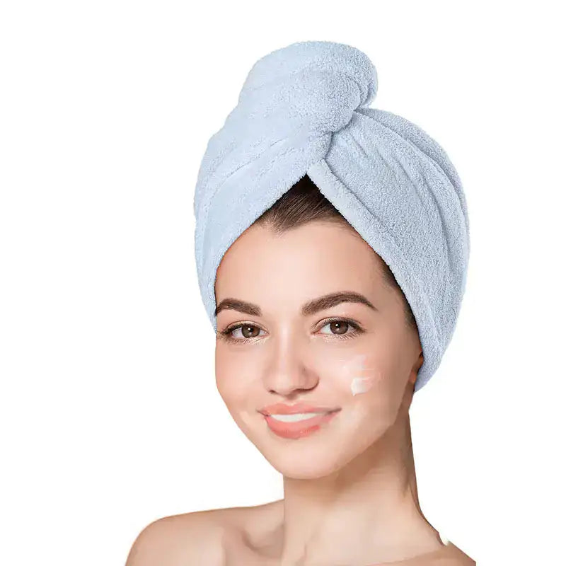 Women Hair Drying Hat | Quick-dry Microfiber Hair Towel Cap/Hat | Bath Hat | Solid Towel Cap | Super Absorption Turban