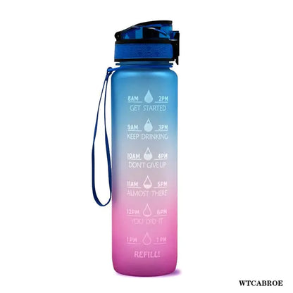 Transparent Flask Water Bottle