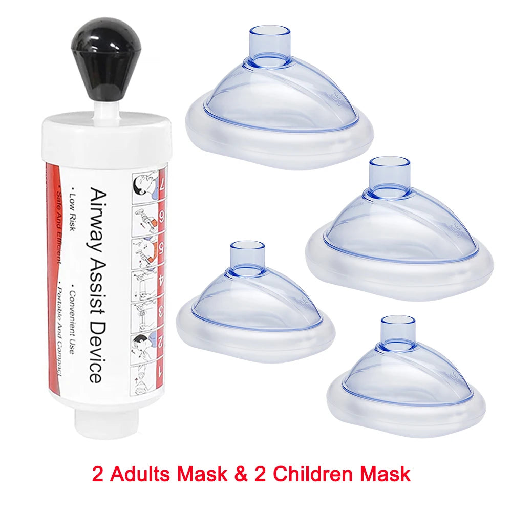 Home Travel Choking Rescue Device Anti-Choking Adult Children Airway Assist Suction Tool Simple Asphyxia Emergency First Aid Kit