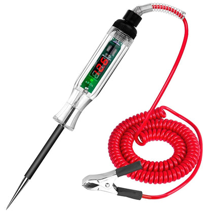 Car Truck Voltage Circuit Tester Auto 6V 24V Tools Car Diagnostic Probe Test Pen Light Bulb Electric Measuring Pen Tools