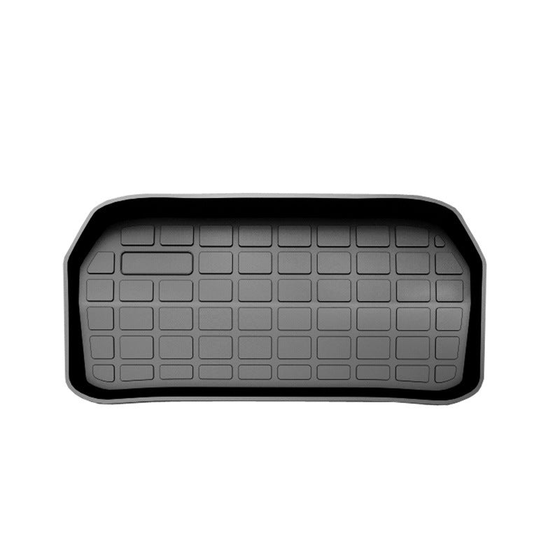 Tesla Model Y Floor Mat & Cushion Set - Full Car Coverage, Rubber Material, Tailored for Standard & Seven-Seater Models