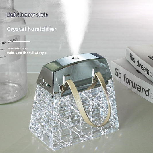 Desktop USB Small Crystal Bag Humidifier Aromatherapy Ambience Light