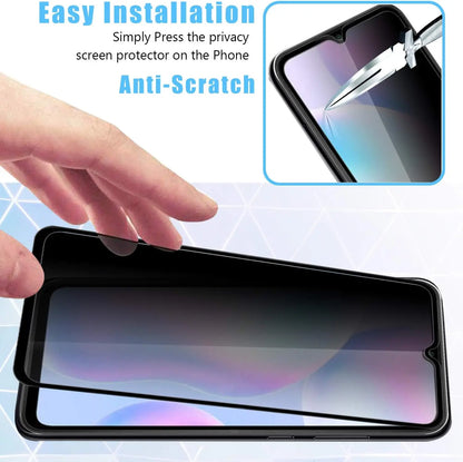 Privacy Filter Tempered Glass Film Anti-Spy Shield Screen Protector for Redmi 10C