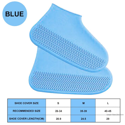 Waterproof Rubber Shoe Covers | Durable Non-Slip Silicone Covers for Outdoor Use