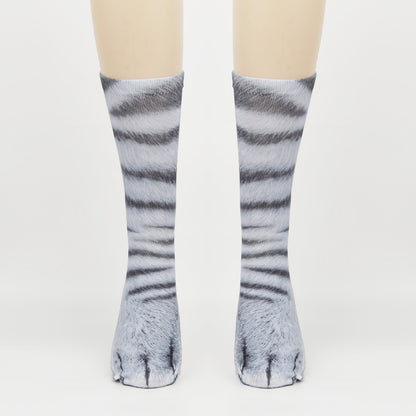 3D Animal Foot Print Socks Printed Socks