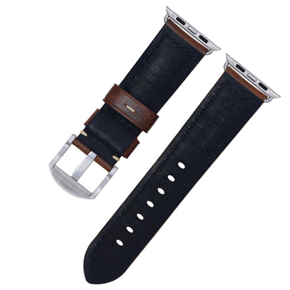 Vintage Oil Wax Genuine Cowhide Watch Band