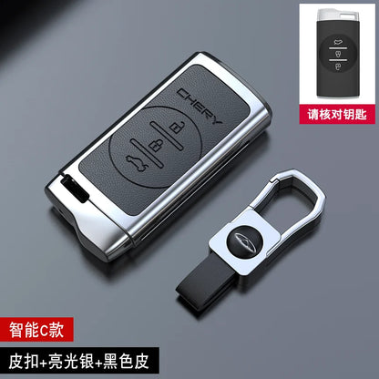 Zinc alloy Car Key Case For Chery Tiggo 8 Pro Tiggo 8 plus New 5 plus 7 pro Chery Tiggo 7 Pro Max Omoda 5C 5 Motor wholesale