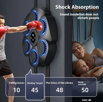 Wireless Boxing Exercise Kit - Smart Bluetooth Boxing Equipment with Punch Tracking | Interactive Home Workout Gear for Fitness & Cardio Training